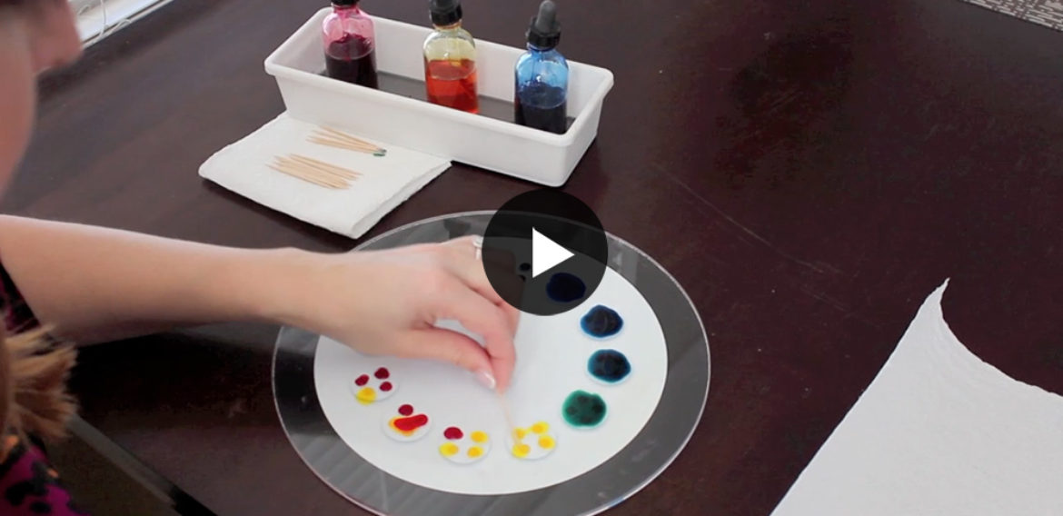Montessori How-To: Color Mixing Wheel