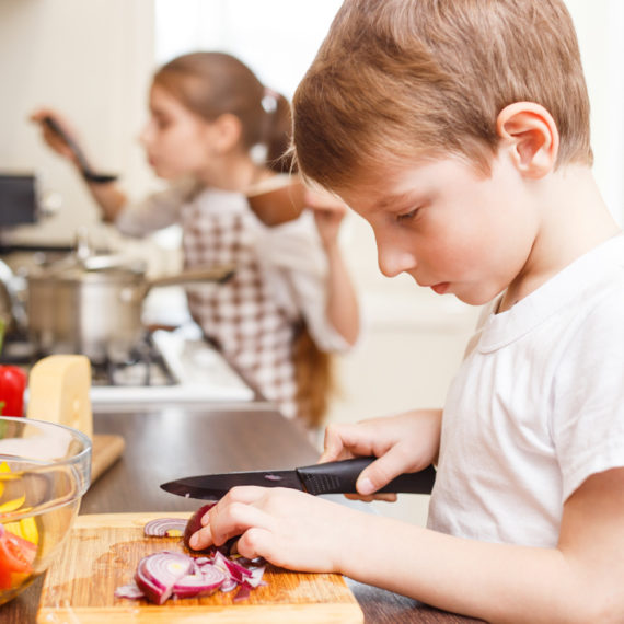 Let Your Kids Use Sharp Knives & Hot Stoves