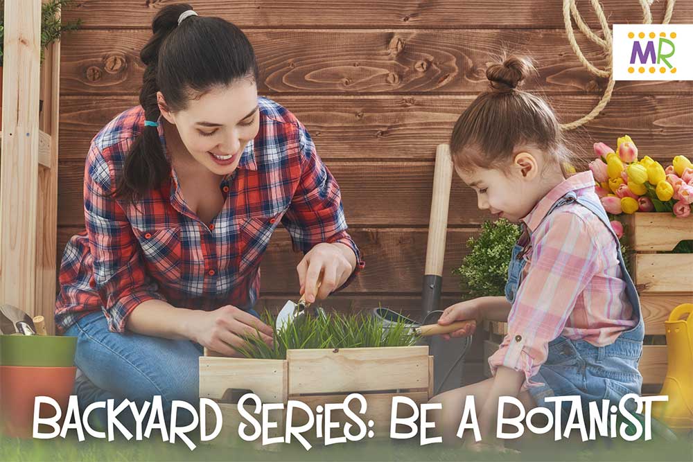 Backyard Series: Be a Botanist - Adult gardening with child